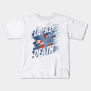 LIBERTY OR DEATH || Eagle "FRONT" Kids T-Shirt